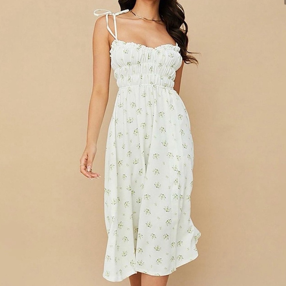 House of cb floral midi dress
